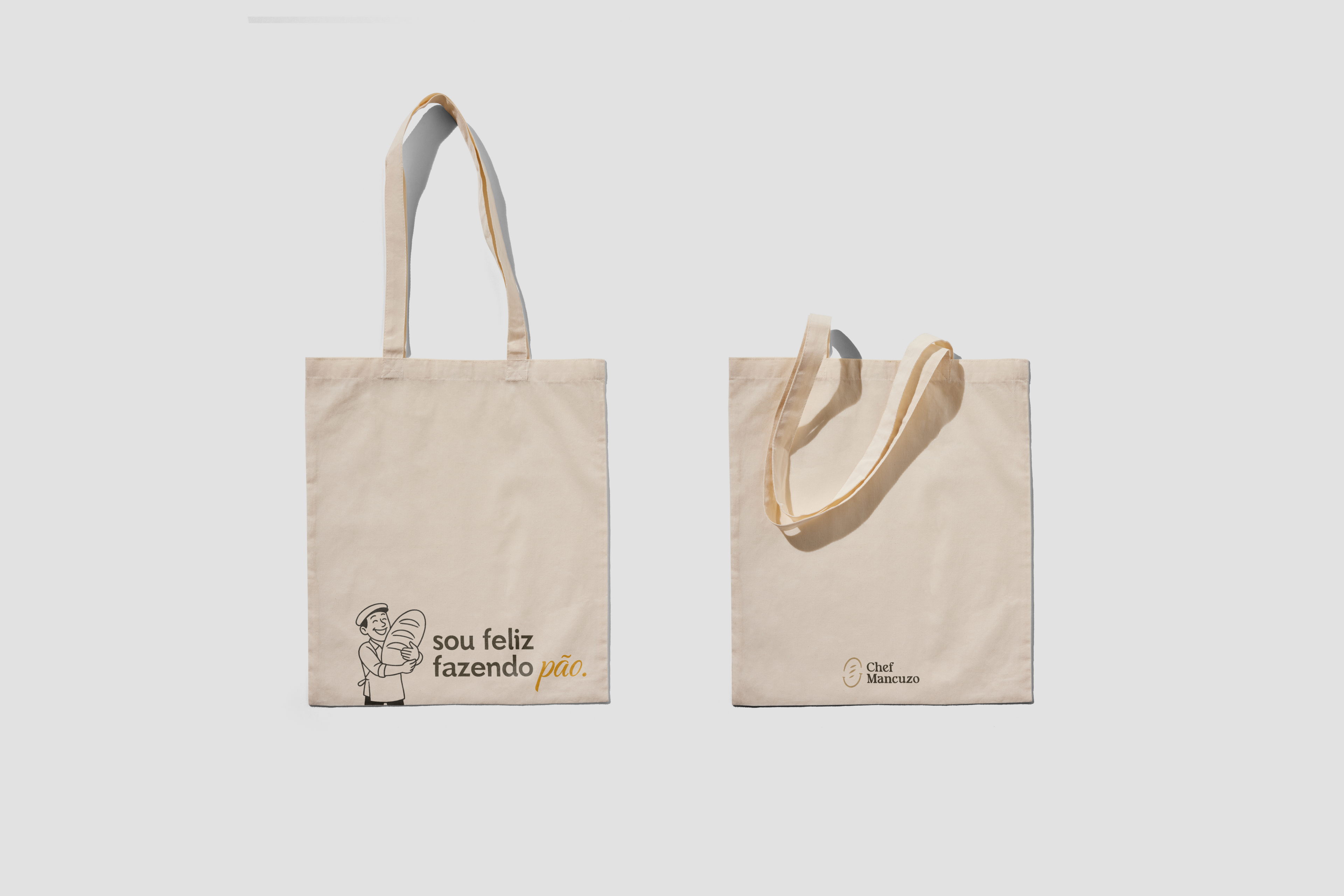 Ecobag Sou Feliz Fazendo Pão